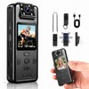 dahocamgo 4K Body Camera with Audio, Wearable Cam