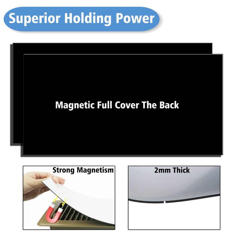 Powerful Thick Magnetic Vent Cover 8 X 15.5 Inch Fits