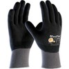 PIP Small MaxiFlex Ultimate by ATG Black Nitrile Full Coated