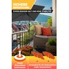 Menz Parasol Holder Balcony Railing - Solid Umbrella Holder Balcony