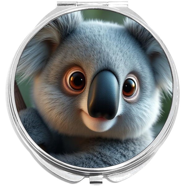 NewCharms Cute Baby Koala Bear Compact with Mirrors - Perfect
