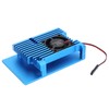 Single Fan Heat Sink CNC Protective Cover for Raspberry Pi