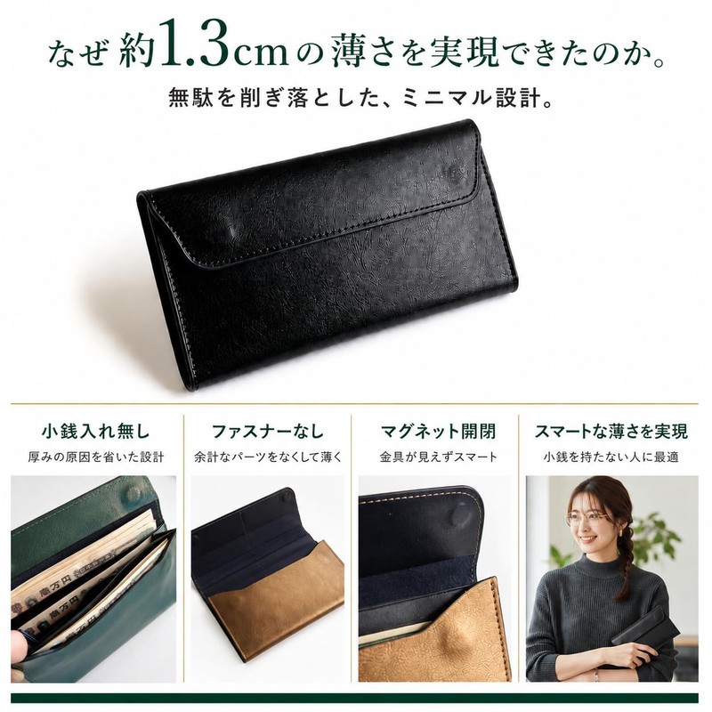 nervousrhinos 1 Million Yen Storage Bill Holder Thin Bill Case