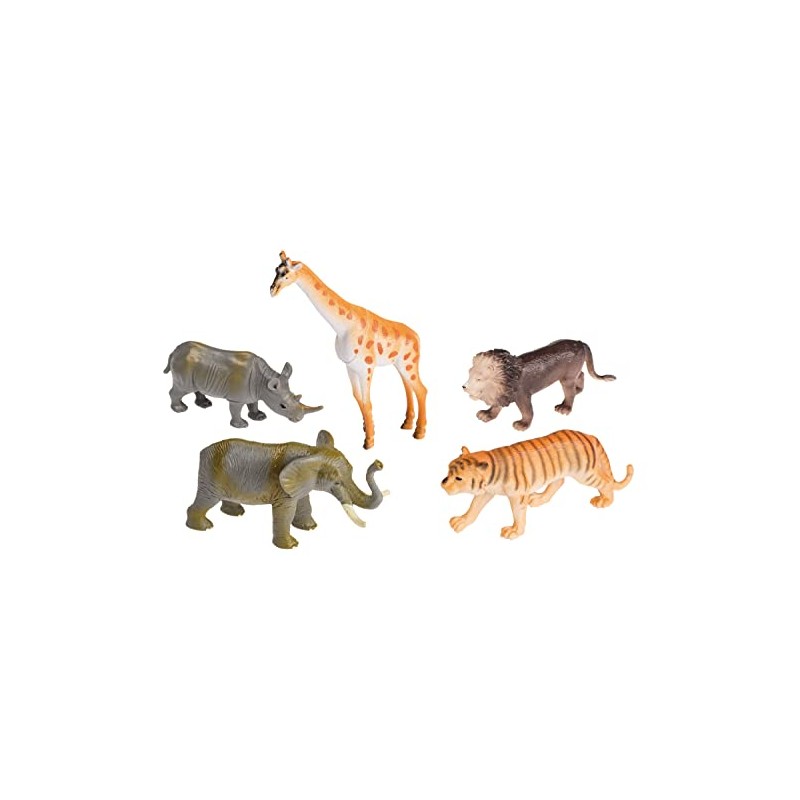 Idena 4320409 Zoo Animals in Bag 10 cm