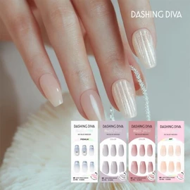 M-Desing Diva Grace Dam Shape Nail 4-piece set / M데싱디바 그레이스 담 쉐잎 네일 4종세트