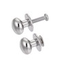 sourcing map 12mm Head Dia. Round Knobs Pull Handle, 10pcs