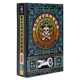 Big G Creative: Bluffaneer Dice Game, Family Party Game, Includes Two Bone-Shaped Dice, 3 to 6 Players, 15 Minute Play Time, for Ages 10 and up