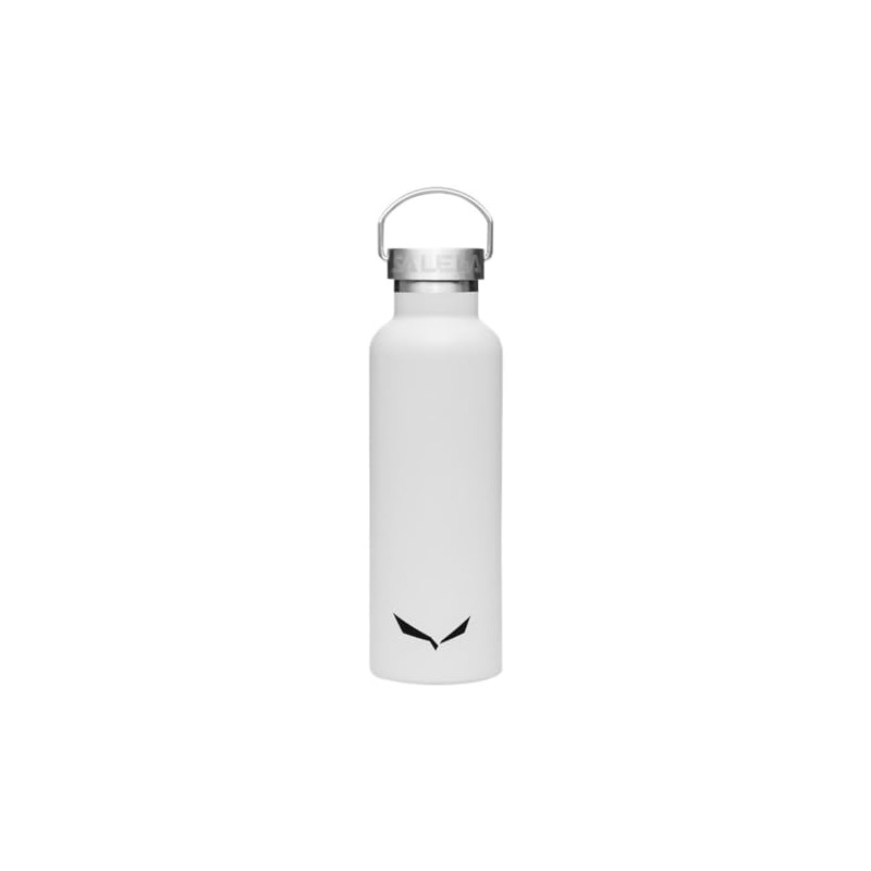 Salewa Valsura Insulated Stainless Steel Bottle, 0.65 L, White W,