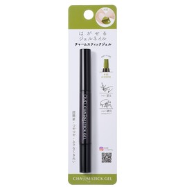 OMD Charm Stick Removable Nail Color Gel, 0.08 fl oz (2.5 ml), #32 Pistachio, Peel Off Gel, All-in-One Gel Nails, Base Gel, Soak Off Gel, Soak Off Color Gel, Pedicure, Made in Japan, Removable, Do It Yourself Nail Salon Art