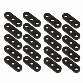 20Pcs Tent Guy Ropes Plastic Rope Tensioners Sturdy Tents Rope Fasteners Rope Adjusters Cord Tensioners for Camping Outdoor Activities (Black)