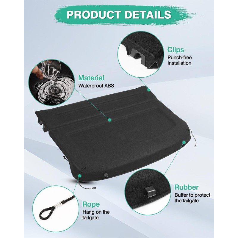 Powerty Cargo Cover for 2020-2025 Mazda CX-30 CX30 Retractable Trunk