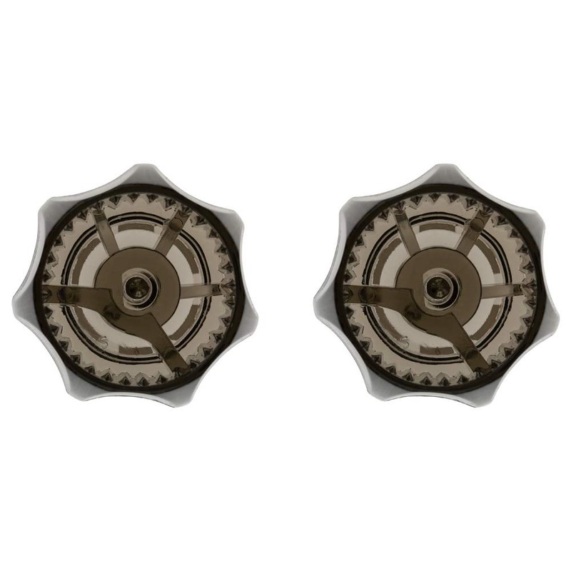 Dura Faucet DF-RKS RV Replacement Hot and Cold Smoked Acrylic
