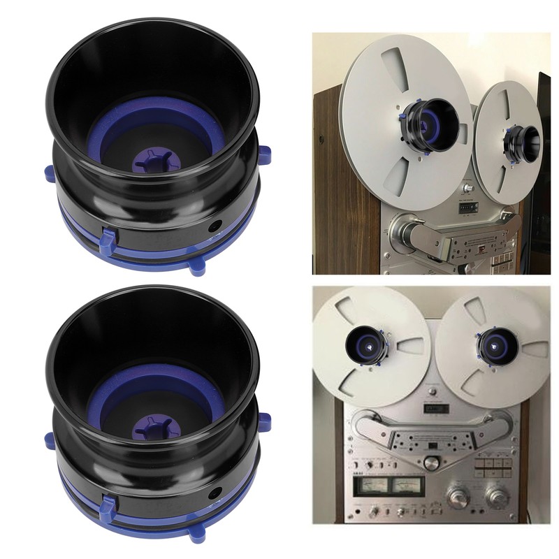 1 Pair NAB Hub Adapters Polished Aluminum Alloy Universal Loading