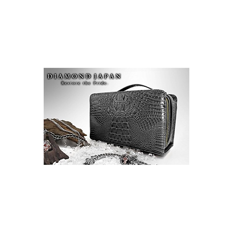 Diamond Japan dj-008 Matte Black Black Croco Crocodile Python Snake