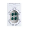 Green Press on Nails Short Square Spring Nails Press ons
