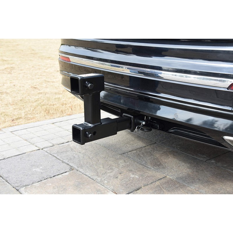 TOPTOW 64131 Dual Hitch Extension, 2 inch Towing Receivers, Extends