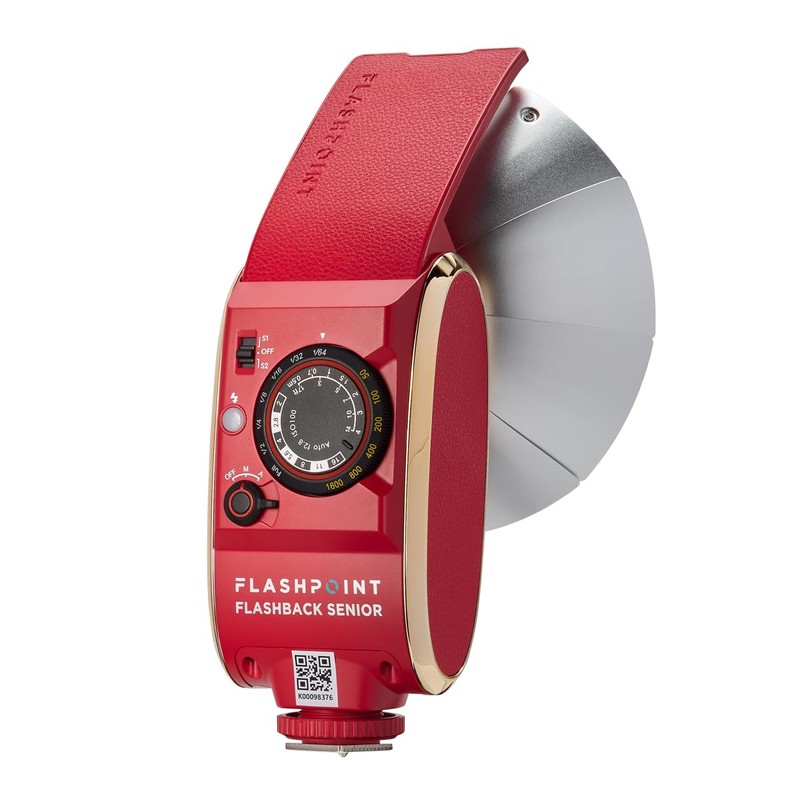 Flashpoint Flashback Senior On-Camera Flash, Red