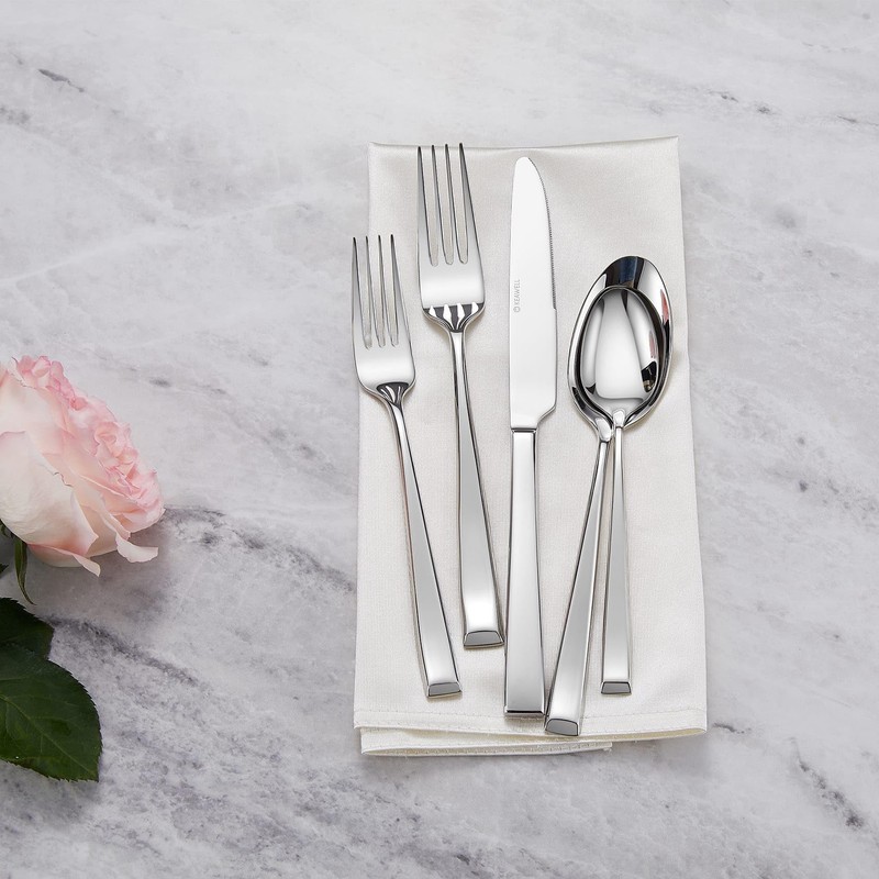 KEAWELL Premium Imperial 20-Piece Silverware Set, Service for 4 –