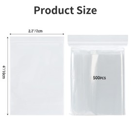 Small plastic Grip Seal Bags,200PCS Resealable Clear Thickening Sealable Seal Bags Ziplock Bags Reusable Mini Sealed Bag Zip Locked Bag for Kitchen Candies Jewellery Storage (3.5"x 5.1"(9x13cm)