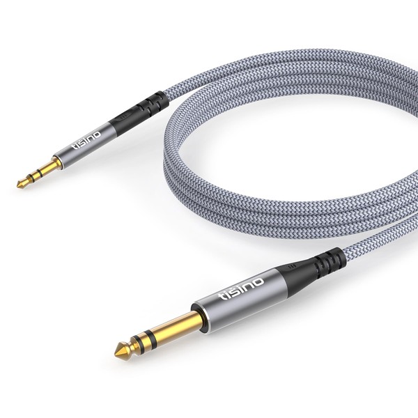 tisino 1/8 to 1/4 Stereo Cable, 3.5mm to 1/4 Adapter