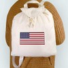 'American Flag' Canvas Rucksack/Backpack (RK00010654)