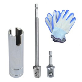 SGTBQLL Camper Crank Handle Kit Fits Coleman Fleetwood POP UP Camper Crank Handle Replacement 3/8 Socket, Chrome, RCKIM00146