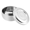 Healeved 2pcs Men's Shaving Soap Bowl with Lid Deep Container