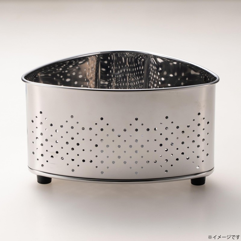 Takagi Antibacterial Stainless Steel Triangle Corner, Made in Japan