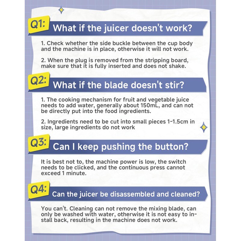 SIMPLUS Blender for Smoothies, 20 Oz BPA-Free Portable Small Blenders