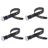 4x Heavy Duty Rubber Straps 50cm with Buckle - Quick