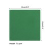 sourcing map 25 Sheets Origami Paper Double Sided Emerald Green