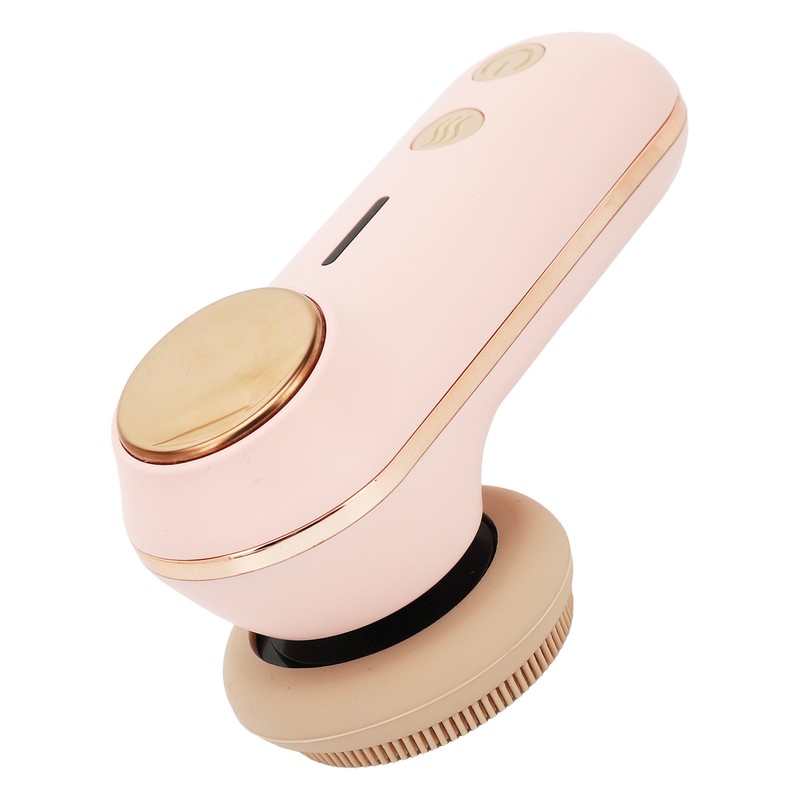 Face Massage Device Brush 3 Gear Adjustable Silicone Heads Heating