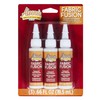 Aleene's Fabric Fusion Glue .66 oz 3-Pack, Nontoxic, Permanent and
