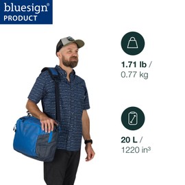 Osprey Transporter Carry-On Boarding Bag, Blue Flame/Nocturnal Blue