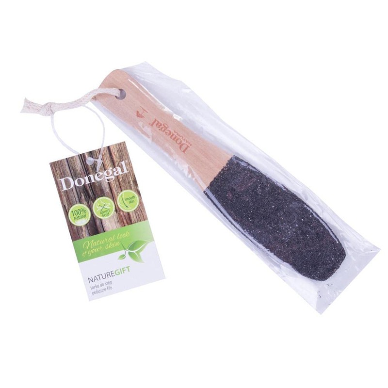 Wooden Pedicure File Double Sided Quartz Natural Gift Smooths Feet