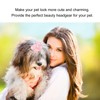 Pet Dog Flower Rubber Band Small Dog Top Knot Small