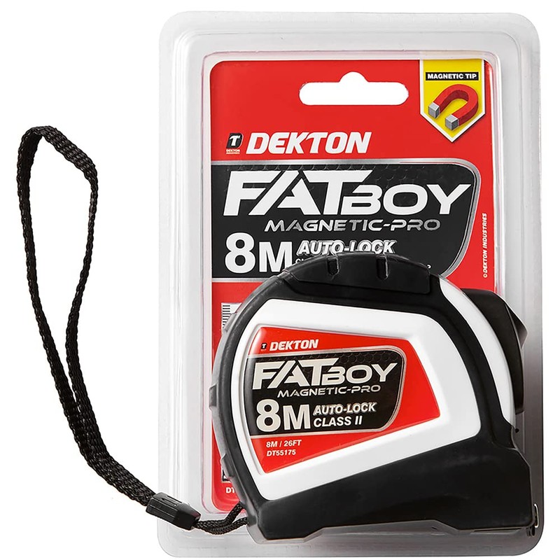 Dekton Fatboy Magnet Tape Measure 8m x 25mm | Extra