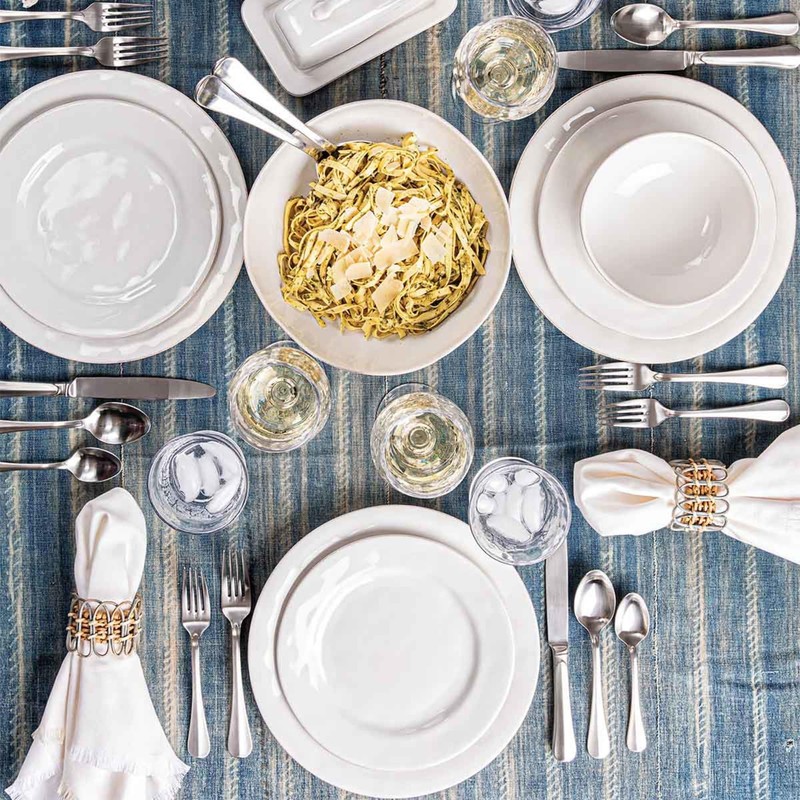 Juliska Puro Coupe Place Settings (Whitewash, 4pc)