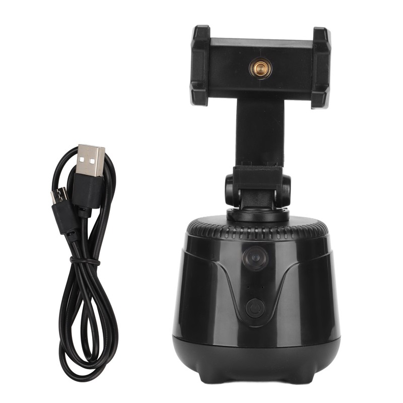 360 Tracking Phone Holder Face Tracking 360 Degrees Rotation AI