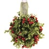 Ganz 5 Inch Mistletoe Kissing Ball Ornament,Red,5" Dia.