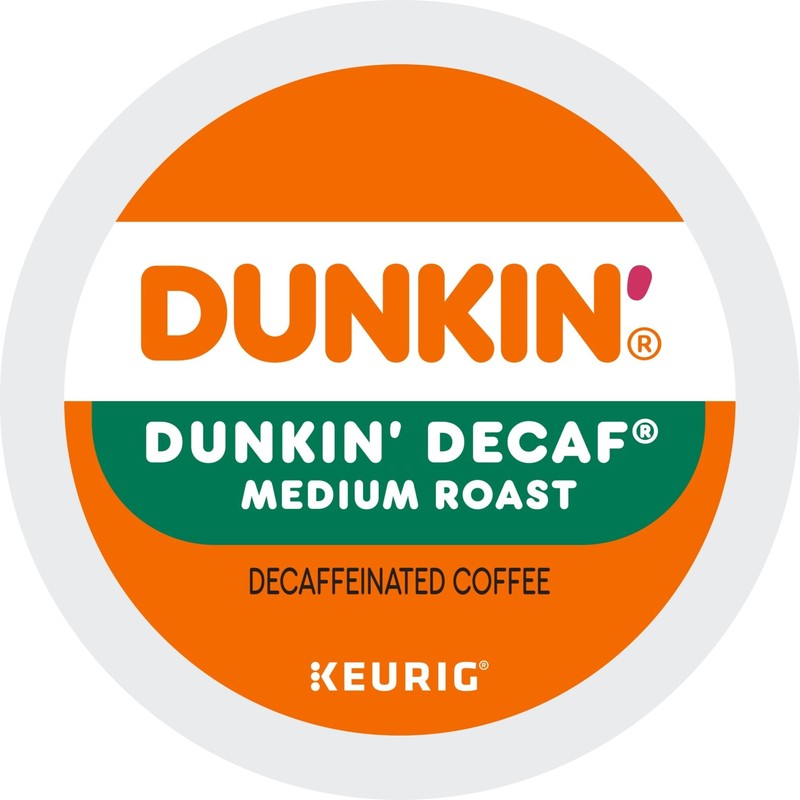 Dunkin' Donuts Decaf Keurig Single-Serve K-Cup Pods, Medium Roast, 22