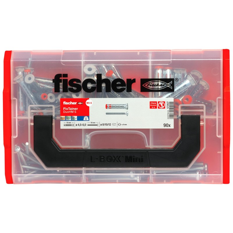 fischer FixTainer DuoHM Cavity Dowel + Screw TX, Dowel Box