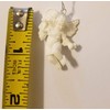 Miniature White Angel with Fruit Basket Christmas Ornaments, Pack of