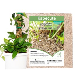 Kapecute 2QT Pothos Soil, Ideal Soilless Potting Soil Mix for All Indoor Plants That Require Constant Humidity and Fast Drainage