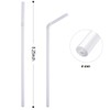 200 Count 8.25" Eco-friendly Bendable Compostable PLA Straws - KTOB