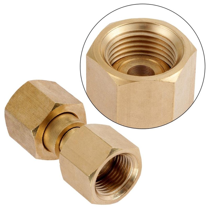 Brass Cylinder Adaptors, Thread CGA580 to CGA320 CO2 Cylinder Inlet