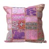 Tomo Corporation Cambadia Patch Cushion Cover Salmon Pink 13120883218 45x45cm
