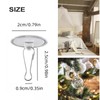 Jingelmall 80 Packs Self Adhesive Wall Hook Sticky Ceiling Hooks