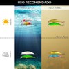 TACTICAL FISHING 6 Piezas - Seis Minnows De Hundimiento Lento,