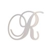 Jess and Jessica Cursive Metal Letter R 6"x7.33" – Wall